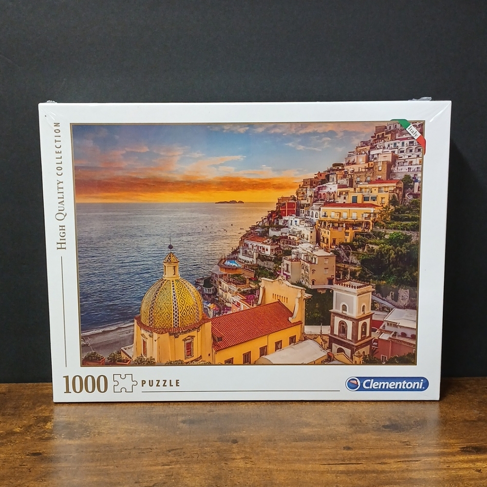 Clementoni "Positano" Italy 1000 Piece Jigsaw Puzzle High Quality Made in Italy